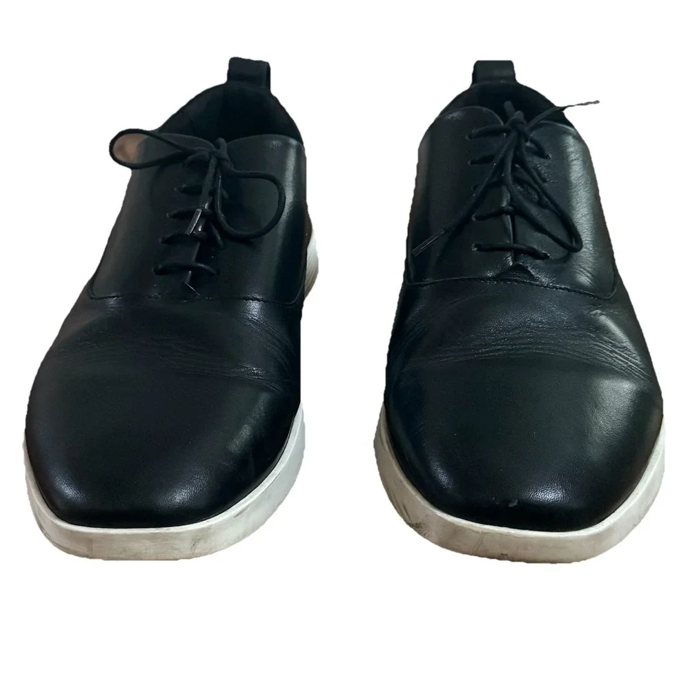 Wolf and‎ Shepherd Crossover Longwing Leather Shoes Mens Size 10 M Black Lace Up